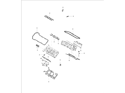 Ford AT4Z-6079-B Valve Grind Gasket Kit