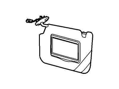 Ford DM5Z-5804104-EB Visor Assy - Sun