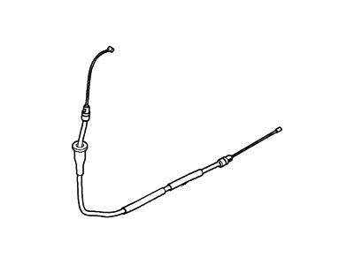 2007 Mercury Mountaineer Parking Brake Cable - 7L2Z-2853-A