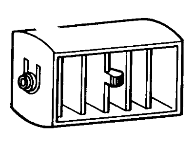 Ford D2OZ19893A Louver Assembly - A/C Instrument