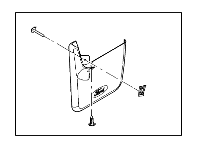Ford CL3Z-16A550-E Kit - Mudflap