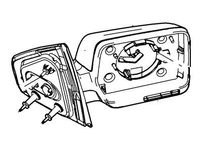 Lincoln 6L3Z-17683-BA Mirror Assy - Rear View Outer