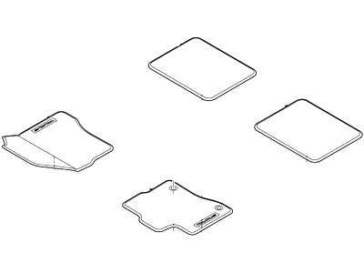 Ford DG1Z-5413300-DA Kit - Floor Contour Mat
