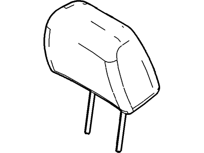 Ford AL7Z-78611A08-AA Head Rest Assembly