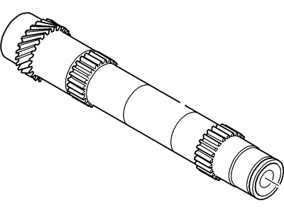 Ford 1S7Z-7061-AA Shaft Assy - Output