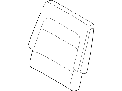 Ford DA8Z-7466600-AA Cover Assy - Rear Seat Back