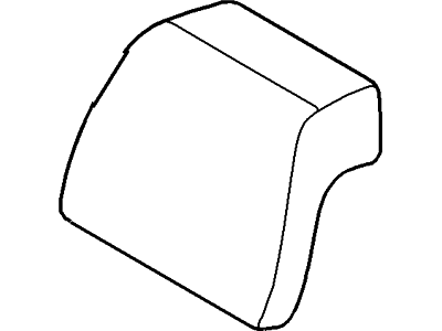 Ford DA8Z-74501A04-KB Cover Assy - Rear Seat Headrest