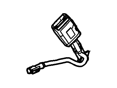 Ford 6R3Z-6361203-AA Buckle Assy - Seat Belt