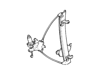 Mercury Villager Window Regulator - F8XZ-1223209-AA