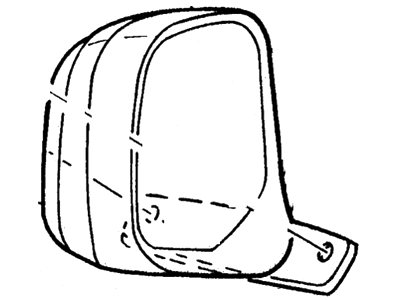 Ford F-350 Car Mirror - F7TZ-17682-BAA