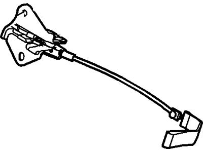 Ford 9S4Z-5461383-A Latch Assembly - Rear Seat Back, Driver Side