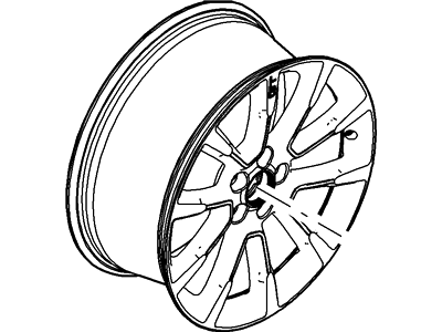 Ford BR3Z-1007-H Wheel Assy