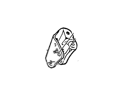 Ford F4TZ-3B178-A Pivot Bracket