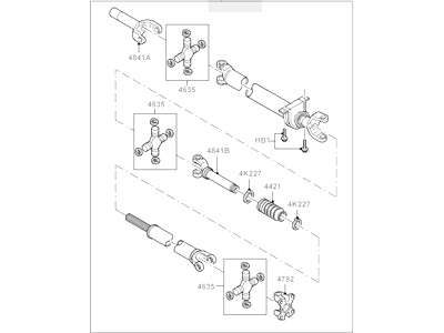 Ford 5L3Z-4R602-P Shaft Assembly - Drive