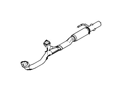 Lincoln BT4Z-5G274-A Pipe - Exhaust