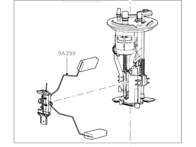 Lincoln 8L1Z-9H307-B Sender And Pump Assy