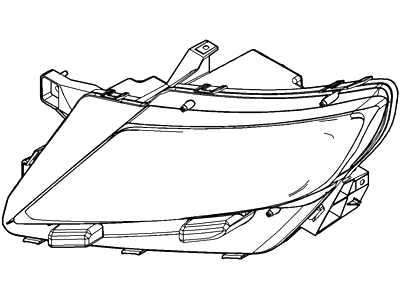 Lincoln BA1Z-13008-E Headlamp Assy