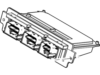 Ford BA8Z-12A650-FF Module - Engine Control - Eec V