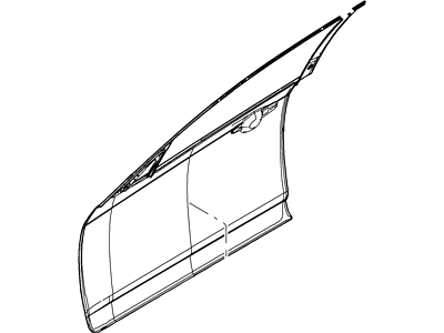 Ford 6E5Z-5420200-A Panel Assembly - Door - Outer, Passenger Side
