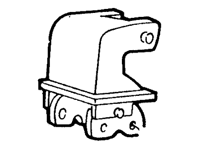 F37Z10047A20D Ford Bracket - Console Illustration 1 of 1