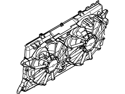 Lincoln AL3Z-8C607-A Motor And Fan Assy - Engine Cooling