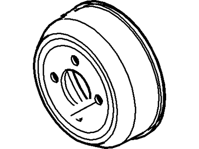 Ford F6TZ-8509-AA Pulley - Water Pump