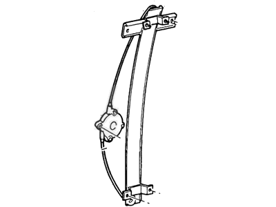 Ford F3VY-5423208-A Window Regulator, Passenger Side