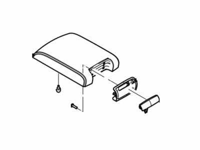 Ford JB5Z-7806024-AA Armrest Assy - Console