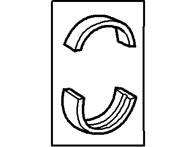 Mercury Crankshaft Thrust Washer Set - AL8Z-6D309-E