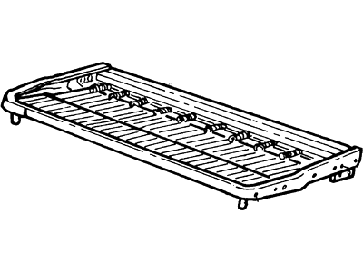 Ford XF2Z1663160AA Frame & Spring - Rear Seat