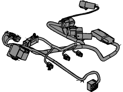 Ford 2C3Z-14A699-AA Wire Assembly - Seat Back Control, Driver Side