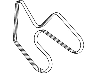 Mercury 6L2Z-8620-DA V-Belt