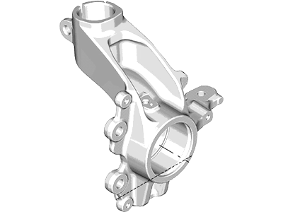 Ford BV6Z-3K186-B Knuckle - Front Wheel