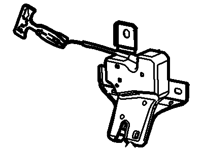 Ford 8G1Z-5443200-A Lock Assy