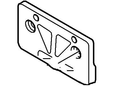 Ford 3W4Z-17A385-AA License Bracket