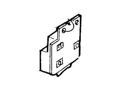 Mercury F1DZ-3F721-A Control And Bracket Assembly - Vapor