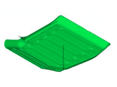 HC3Z-2613300-BA Ford Kit - Floor Contour Mat Illustration 1 of 1