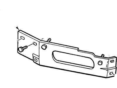 Ford F3TZ-17752-E Bumper Bracket, Passenger Side