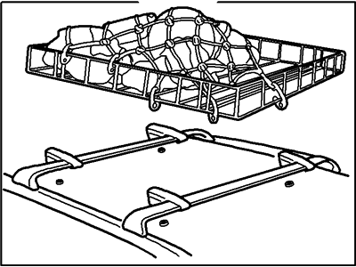 Mercury F7AZ-5455100-AA Kit - Luggage Rack