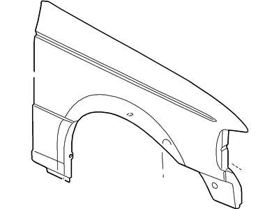 Ford 4L5Z-16005-AA Fender Assy - Front