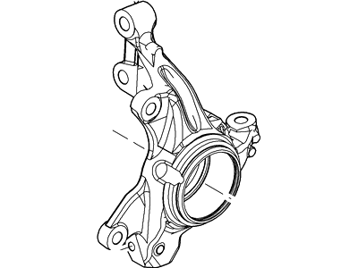 Lincoln 7T4Z-3K185-A Knuckle - Front Wheel