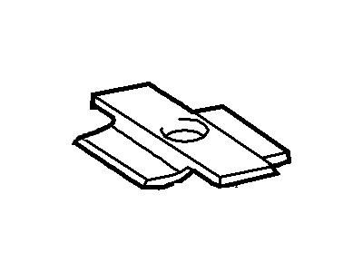4C3Z-3A010-AA Ford Bracket - Front Illustration 1 of 1