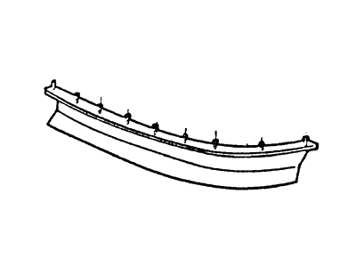 Ford F65Z-17A861-BB Deflector - Stone                  