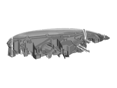 Ford DT1Z-13008-D Headlamp Assy