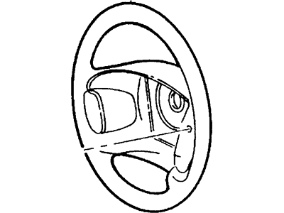 Mercury Cougar Steering Wheel - XS8Z3600GAA