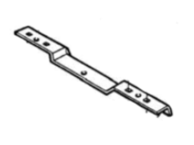 Ford E5TZ17D826A Reinforcement Assembly - Rear Bumper Rear