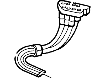 Ford F2UZ-19C827-A Hose - Vacuum                      