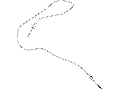 Ford 3S4Z-9A758-AA Throttle Cable