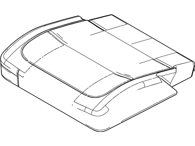 Ford BA8Z-7463804-JA Cover Assy - Rear Seat Cushion