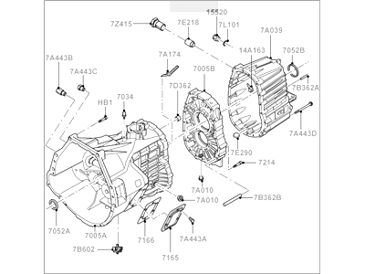 2004 Ford F-350 Super Duty Transmission Assembly - 6C3Z-7003-FARM